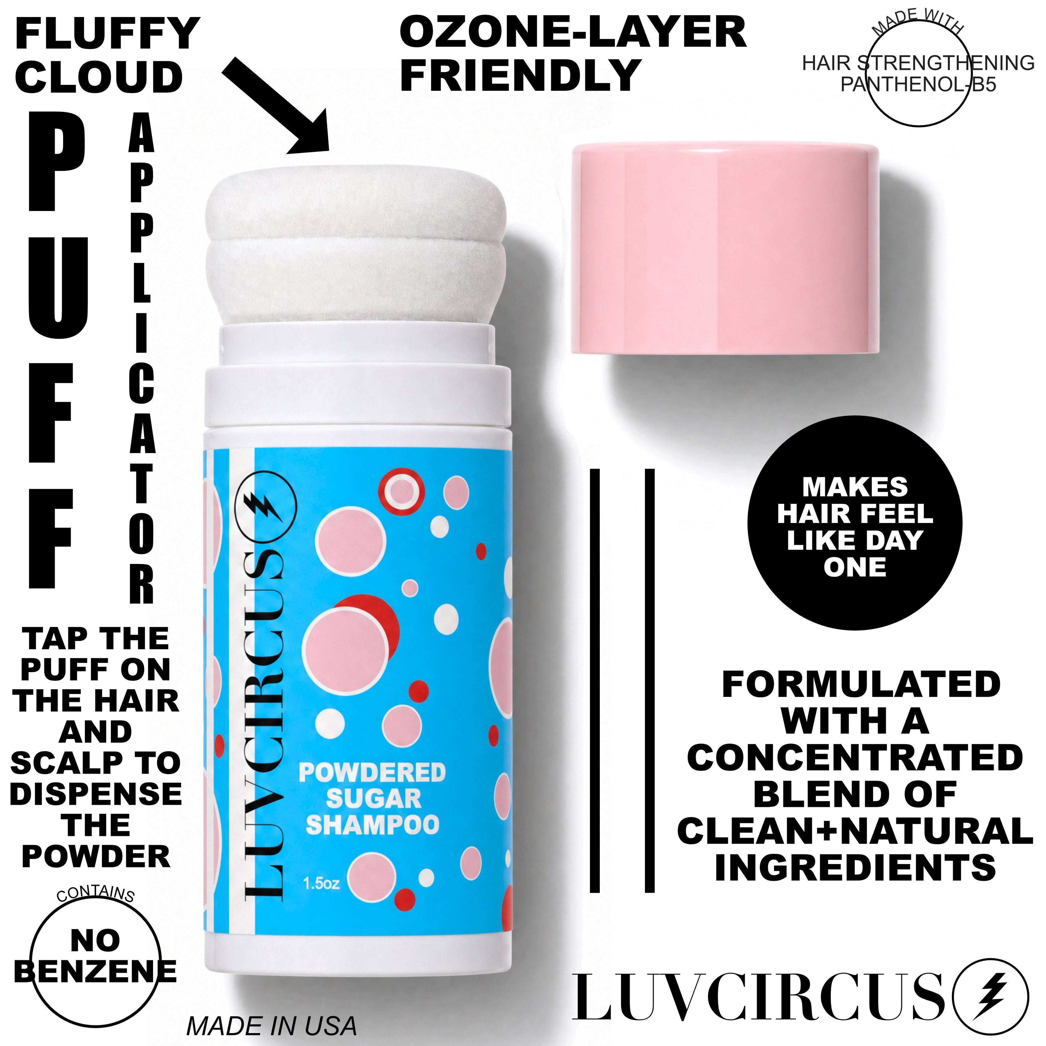 LUVCIRCUS Powdered Sugar Shampoo