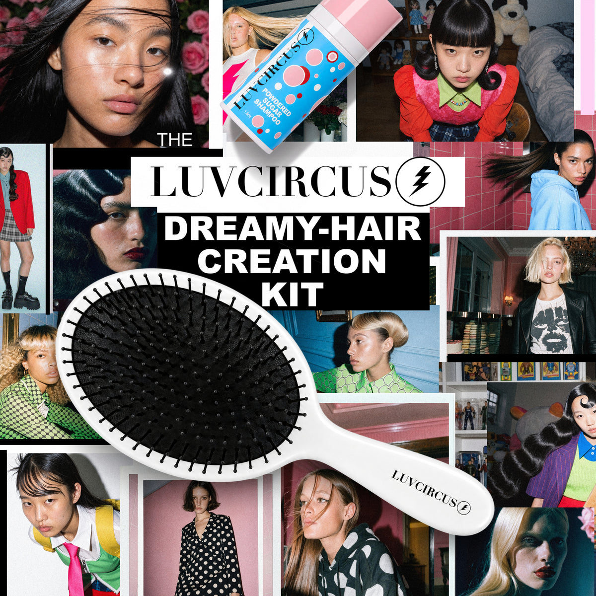 LUVCIRCUS - Dreamy Hair Creation Kit - Meticulously Curated Professional Hair Kit for Creating Beautiful Hair | Travel Ready | All Hair Types | Ultimate Hair Gift