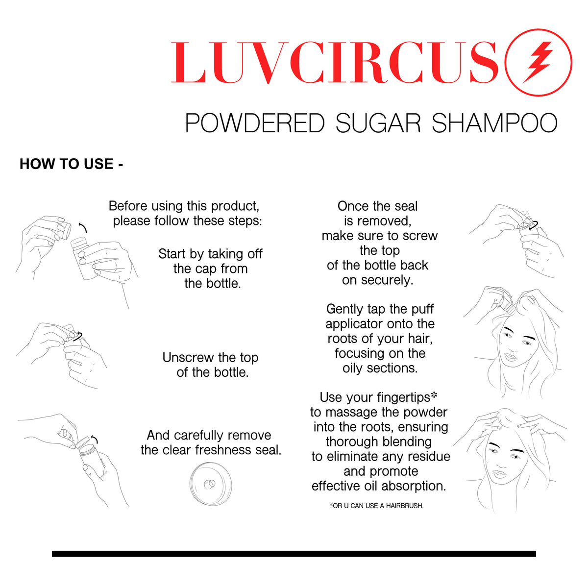 LUVCIRCUS Powdered Sugar Shampoo