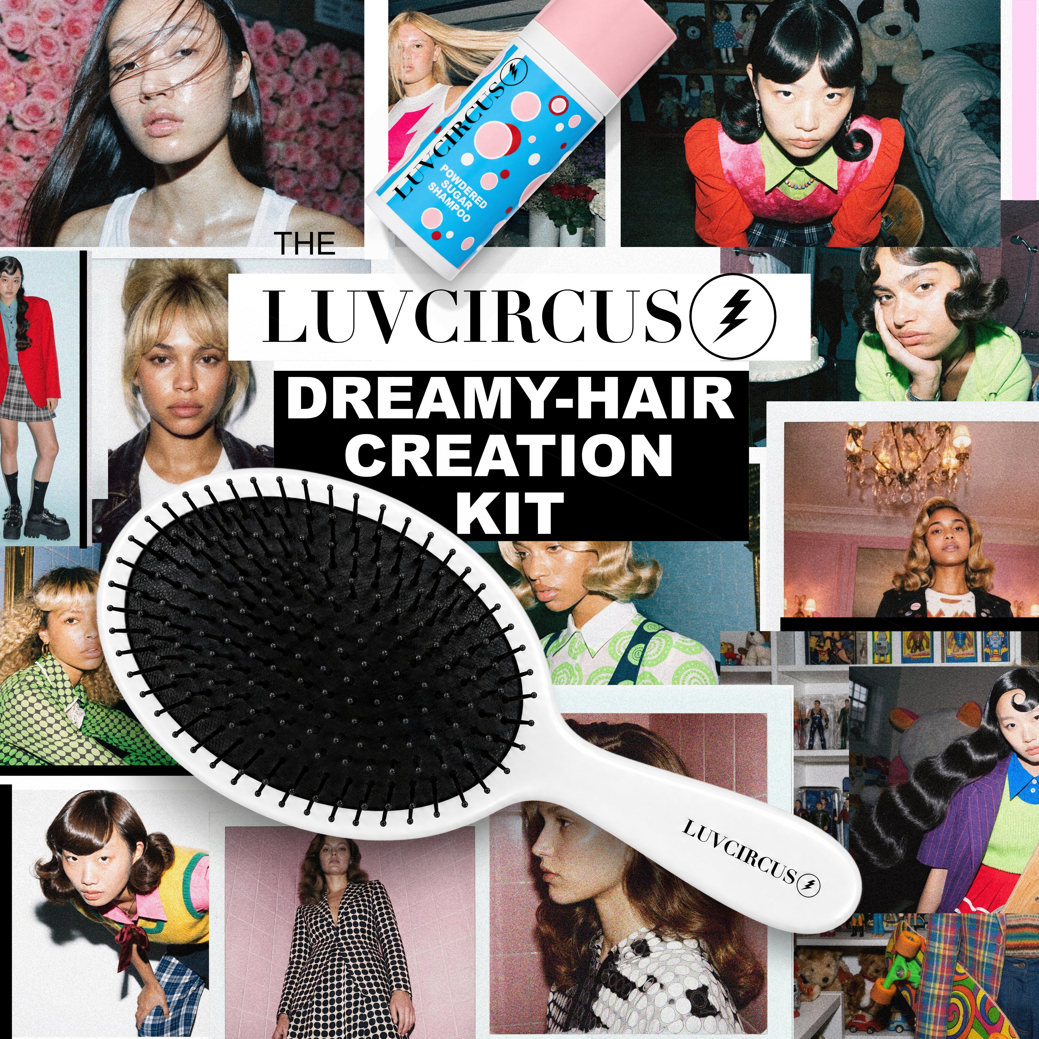 LUVCIRCUS - Dreamy Hair Creation Kit - Meticulously Curated Professional Hair Kit for Creating Beautiful Hair | Travel Ready | All Hair Types | Ultimate Hair Gift