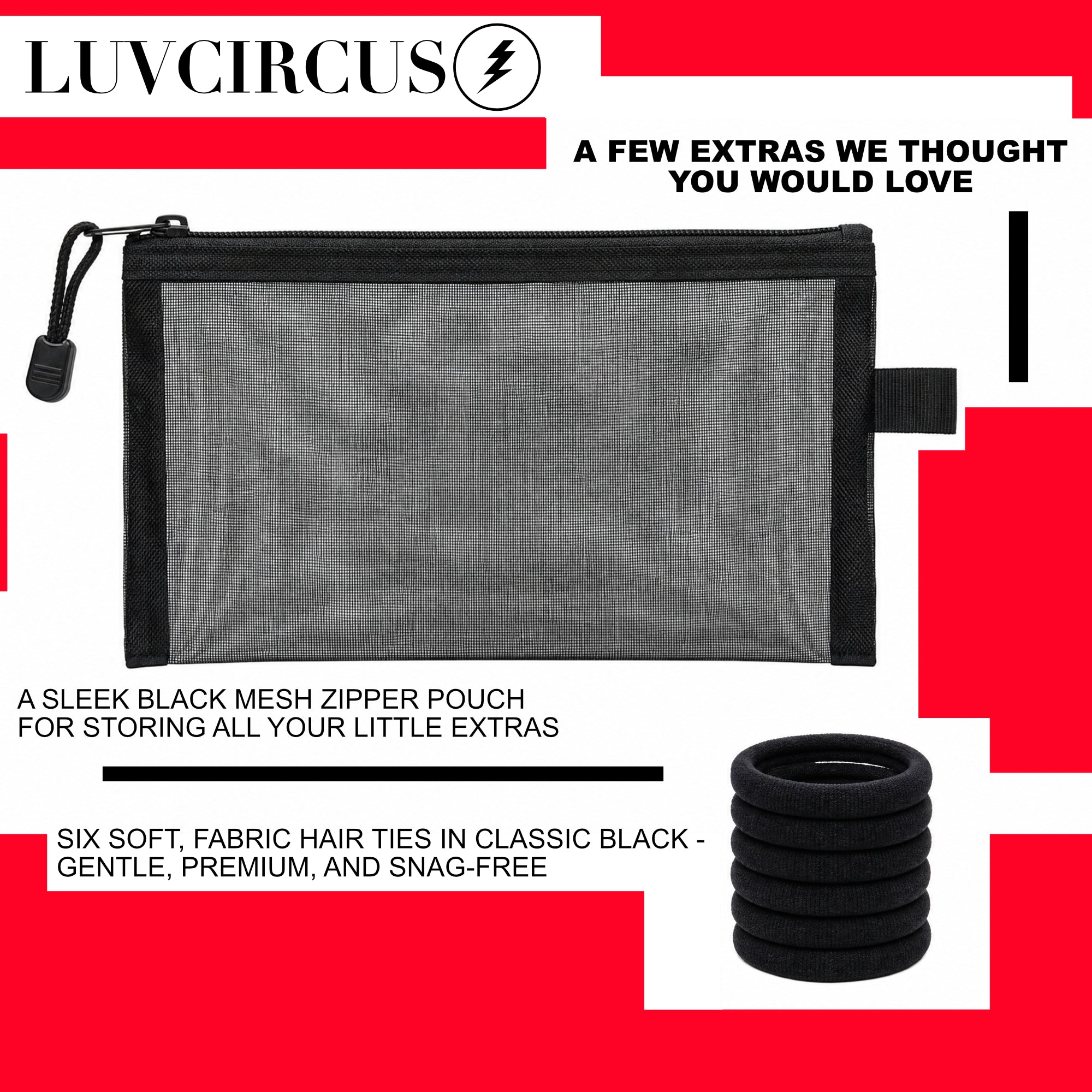 LUVCIRCUS - Dreamy Hair Creation Kit - Meticulously Curated Professional Hair Kit for Creating Beautiful Hair | Travel Ready | All Hair Types | Ultimate Hair Gift