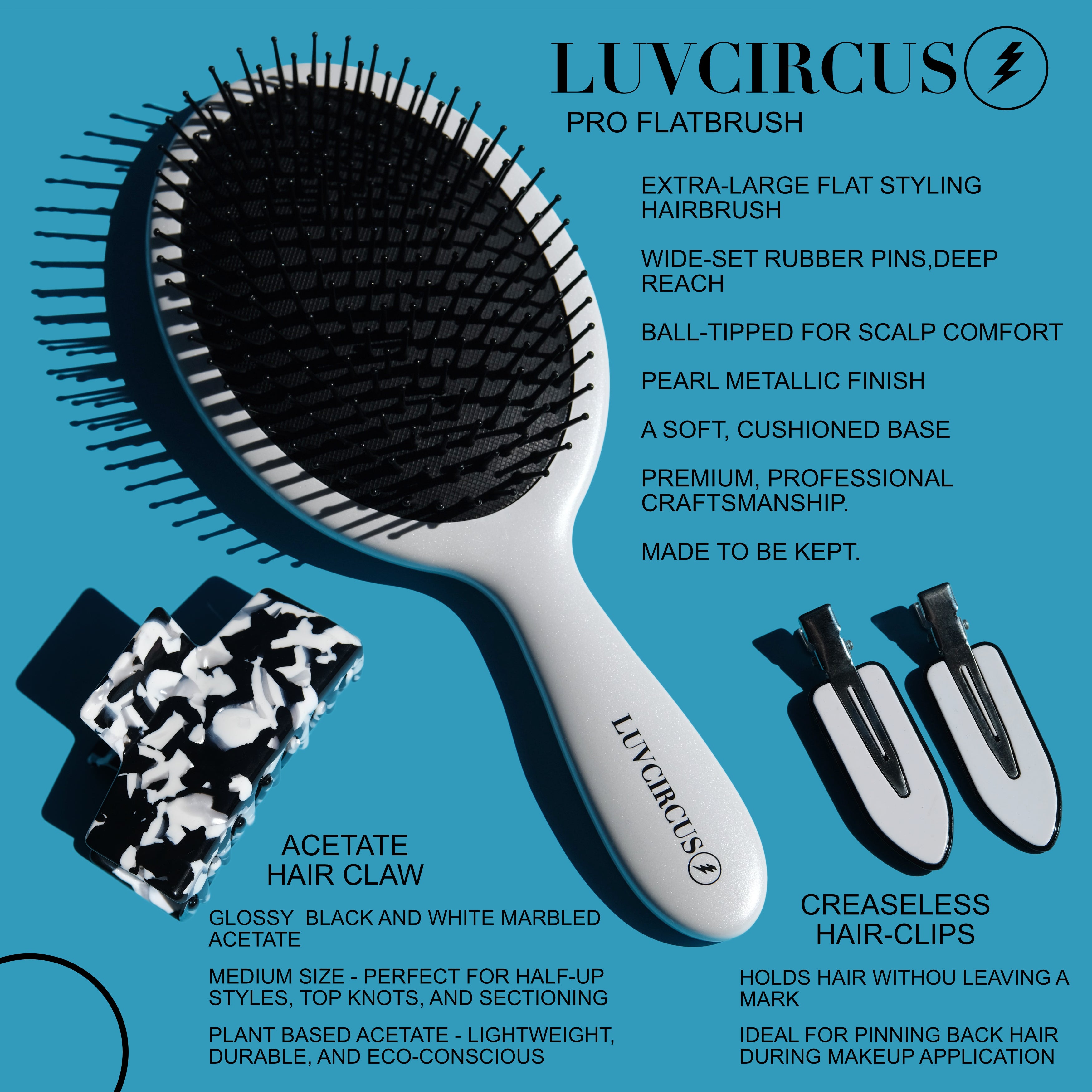 LUVCIRCUS - Dreamy Hair Creation Kit - Meticulously Curated Professional Hair Kit for Creating Beautiful Hair | Travel Ready | All Hair Types | Ultimate Hair Gift