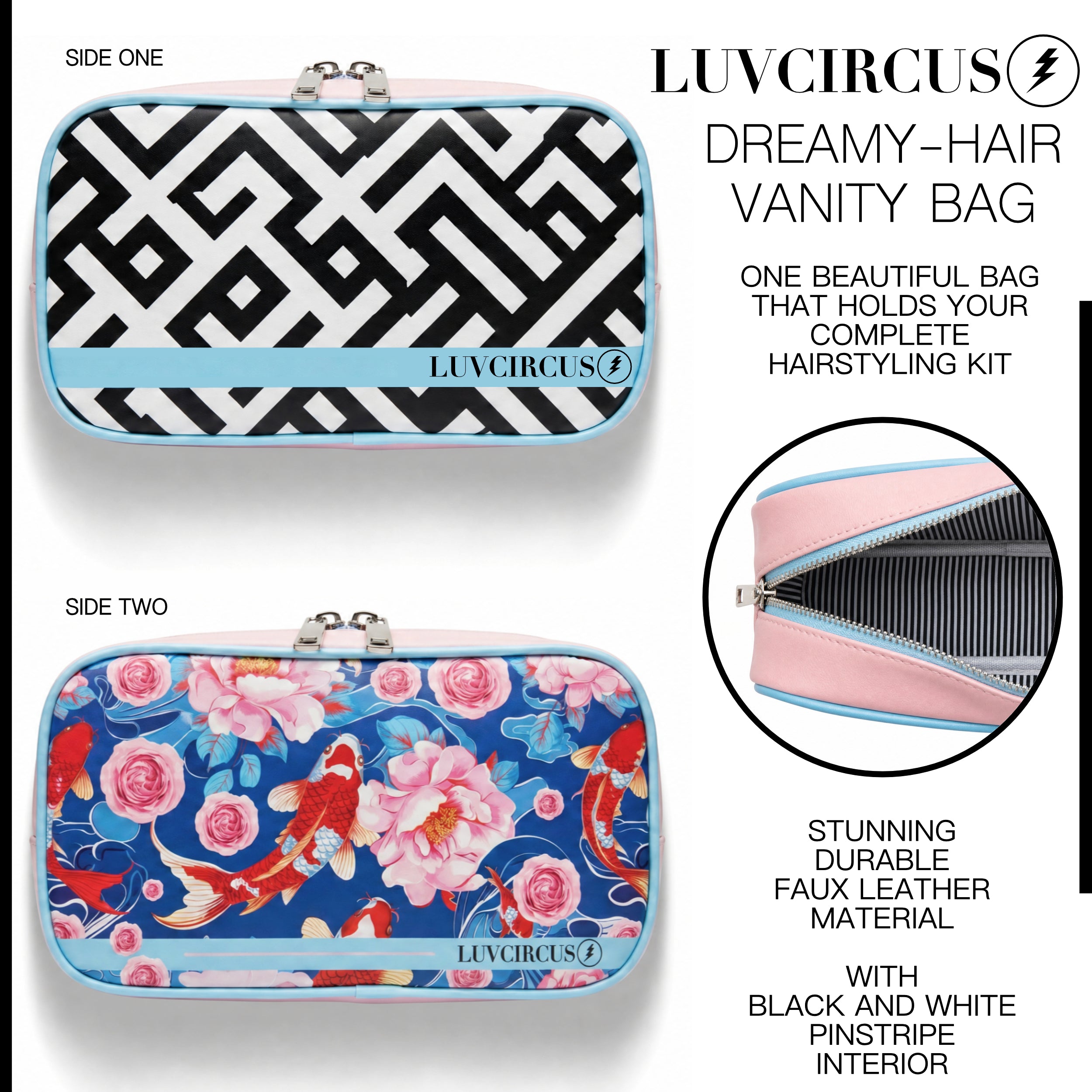 LUVCIRCUS - Dreamy Hair Creation Kit - Meticulously Curated Professional Hair Kit for Creating Beautiful Hair | Travel Ready | All Hair Types | Ultimate Hair Gift